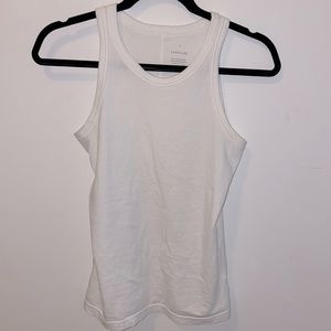 Everlane White Racerback Tank